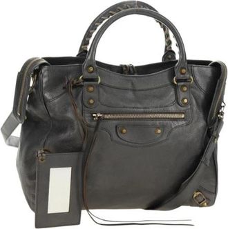 Balenciaga Pre-owned Hand Bag - Dames - Vintage Handtas - Grijs - ONE Size - Vintage