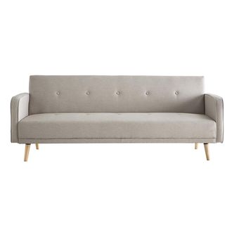 Miliboo Sof&aacute; Convertible 3 Plazas Dise&ntilde;o Escandinavo Beige Ulla