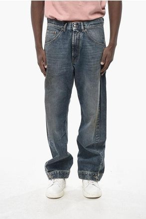 Palm Angels Jeans Mom Fit WORKWEAR con Bottone alla Caviglia 22cm taglia 36