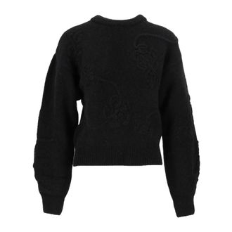 Rotate Maglione con fiori 3D - - Knitwear - Donna - Nero - S