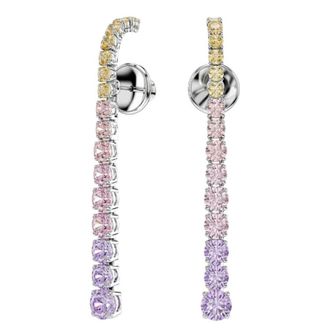Swarovski Matrix Rhodium-Plated Crystal Earrings