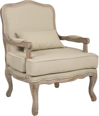 Wanderlust Deco Butaca De Madera Beige 64x72x92 Cm