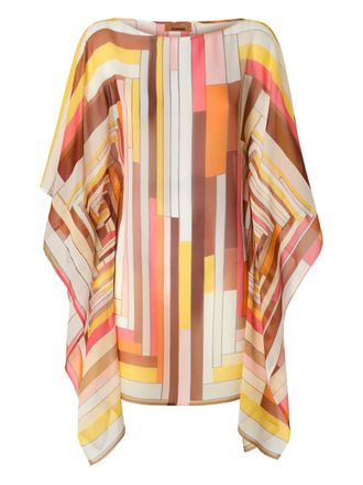 Missoni Mini-jurk met geometrisch patroon - Bruin