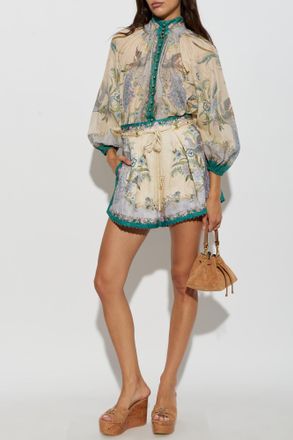 Zimmermann Shirt With Lurex Thread, Womens, Multicolour