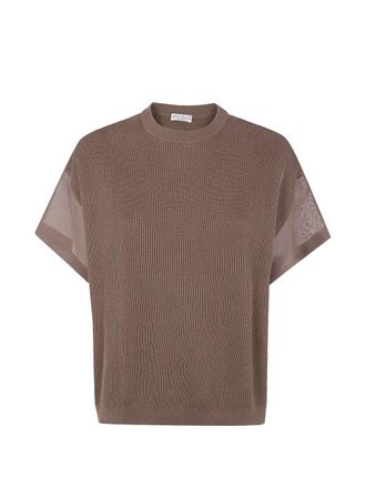Brunello Cucinelli Short Sleeves Sweater