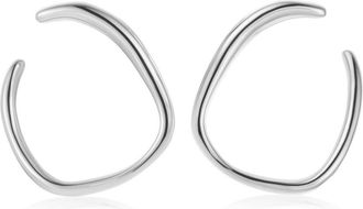 Monica Vinader Sterling Silver Nura Reef Wrap Earrings