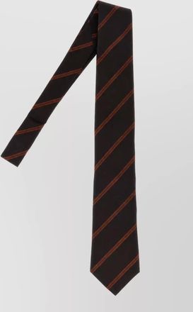 Brunello Cucinelli embroidered silk tie