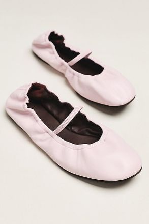 Reformation Buffy Ruched Ballet Flats