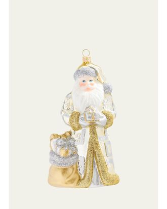 Joy to the World Collectibles Mid-Century Modern Santa Christmas Ornament