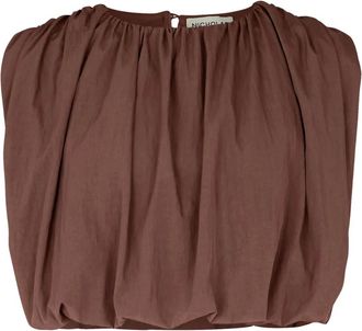 Nicholas Top Nadira - Marrone