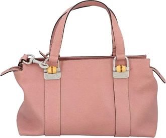 Gucci Pre-owned Handbags, female, Pink, Size: ONE SIZE Pre-owned Leather gucci-bags