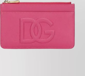 Dolce & Gabbana calf leather logo card holder