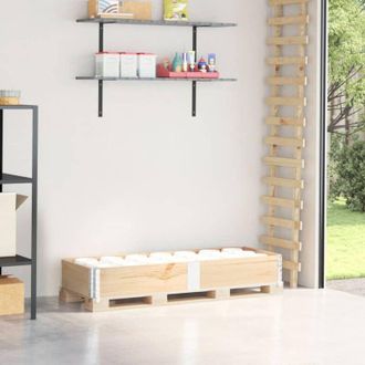 vidaXL vidaXL Paretale per Pallet 150x50 cm in Legno Massello di Pino