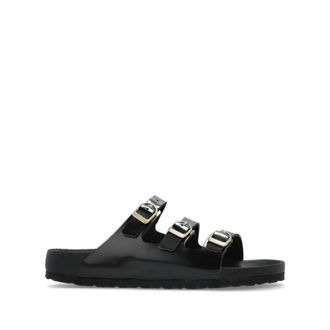 Birkenstock Zwarte Instap Gesp Sandalen - Dames - Sandalen - Zwart - 38 EU - Schoenen