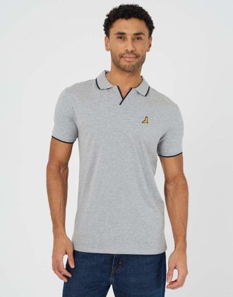 Brave Soul Confezione da 3 polo con colletto aperto multicolore