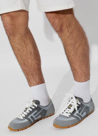 Balmain Sports Shoes Racer 45, Mens, Grey