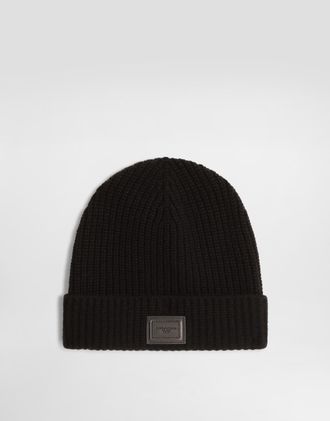 Dolce & Gabbana Cashmere Hat - Man Hats And Gloves Black Tgu