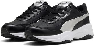 Puma Sneaker PUMA CILIA MODE METALLIC WHISPER, Damen, Gr. 37,5, puma schwarz, puma silber, puma wei&szlig;, Synthetik, Schuhe Sneaker
