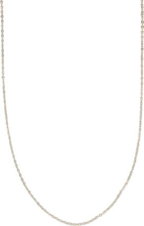Made by Mary Adjustable Flat Cable Chain in Silver at Nordstrom
