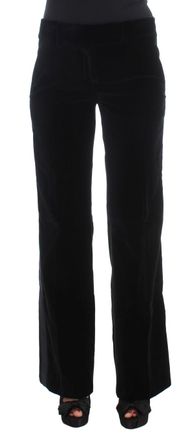 Ermanno Scervino Black Viscose Womens Pants