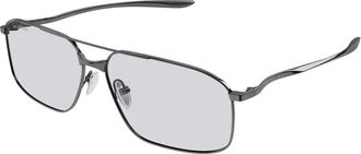 Balenciaga Pilotzonnebril - Heren - Zonnebrillen - Grijs - 64 MM - Nylon - Accessoires