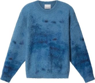 Isabel Marant Round-neck Knitwear - male - Isabel Marant - Round-neck Knitwear - Blue - XL - Knitwear