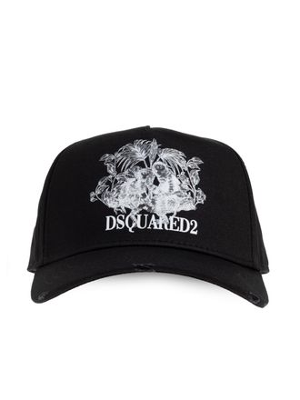 Dsquared2 Baseballpet met Monkey Business-logo