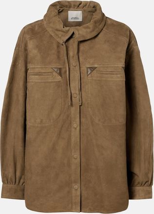 Isabel Marant Maldia suede overshirt