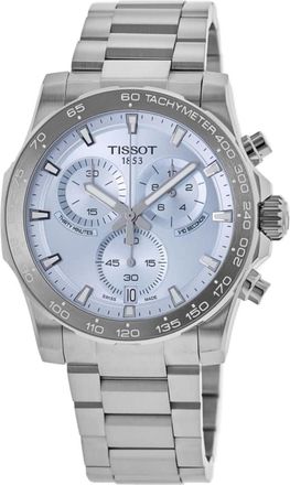 Tissot Supersport Chrono 42mm Ice Blue Dial Stainless Steel Mens Watch T125.417.11.351.00