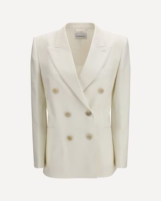 Givenchy Double-breasted wool and mohair Jacket Female 38