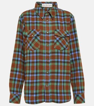 God's True Cashmere Camicia in tartan di cashmere