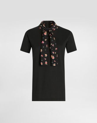 Dolce & Gabbana Jersey T-shirt - Woman Black 36