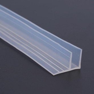 OEM Burlete De Sellado Para Mampara De Ducha De Cristal Sin Marco - 6 Mm - 2 M De Longitud - Accesorios De Ba&ntilde;o