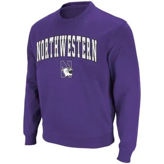 Colosseum Mens Colosseum Purple Northwestern Wildcats Arch & Logo Crew Neck Sweatshirt at Nordstrom, Size Xx-Large