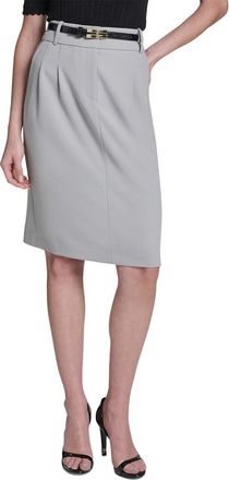 Halston Heritage Belted Pencil Skirt