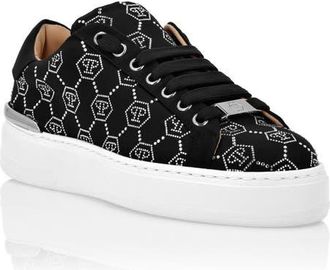 Philipp Plein Low-Top Sneakers Monogram Women in Black at Nordstrom, Size 36