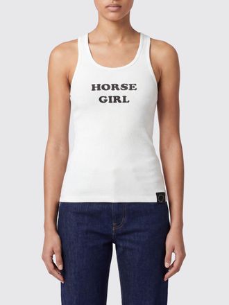 Stella McCartney Canotta slim fit in cotone con stampa slogan