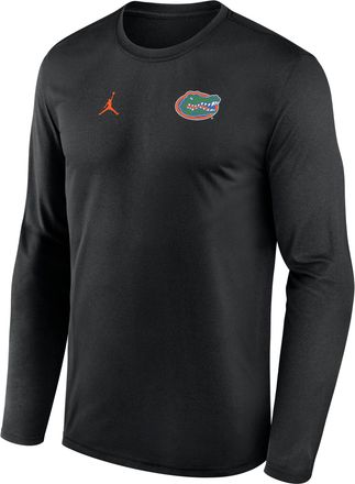 Nike Mens Florida Sideline Legend Small Logo Jordan Brand Dri-FIT College Long-Sleeve T-Shirt in Black | 0JTJ00AUFN-HE3