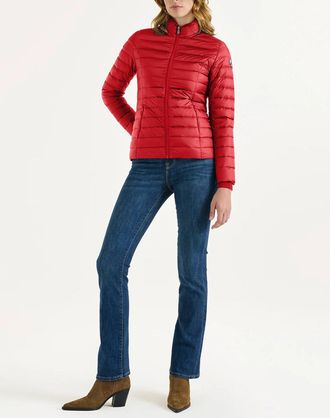 Jott Womens Cha Noos Down High Neck Jacket - Red - Size X-Small