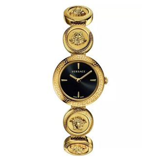 Versace Medusa Stud Icon Quartz Black Dial Ladies Watch VERF00618