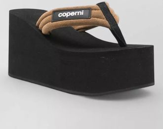 Coperni leather platform sandals