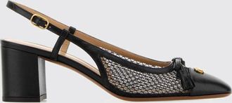 Valentino Garavani Slingback Valet Du Roi in pelle e mesh a rete