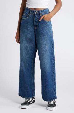 BDG Jaya Low Rise Wide Leg Jeans in Dark Vintage at Nordstrom Rack, Size 3232