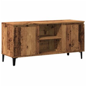 vidaXL Vidaxl - Mueble De Tv Madera Ingenier&iacute;a Madera Envejecida 102x35x50 Cm