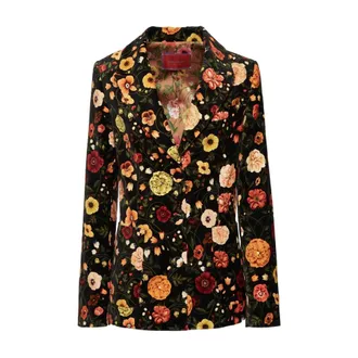 La DoubleJ Dames, Jassen, Veelkleurig, Maat: XS Velours