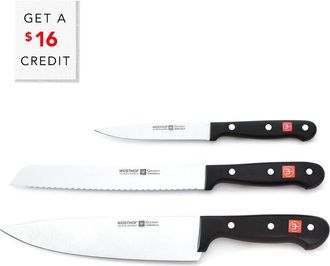 Wüsthof Wusthof 3Pc Gourmet Starter Set With $16 Credit