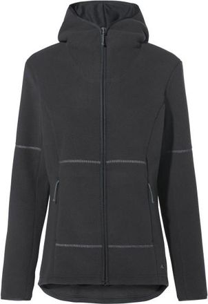 Vaude Neyland Fleece Hoody II Fleecejacke für Damen | schwarz/grau