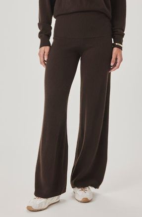 Splendid Tori Cashmere Pants in Soft Chocolate Brown at Nordstrom, Size X-Large