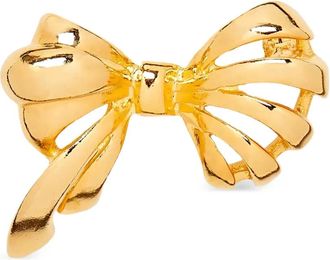 Susan Caplan Vintage 1980s bow brooch - Gold