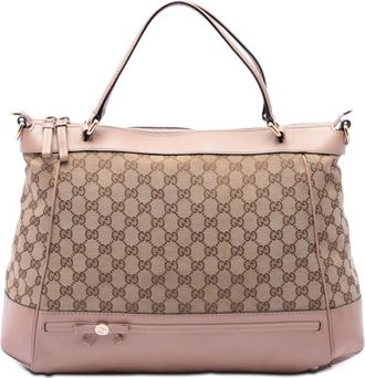 Gucci Pre-owned Gucci GG Canvas Mayfair Satchel Ladies LHXOKSAI86LAZE38